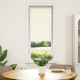 Vidaxl rolgordijn verduisterend 60x130 cm stofbreedte gebroken wit