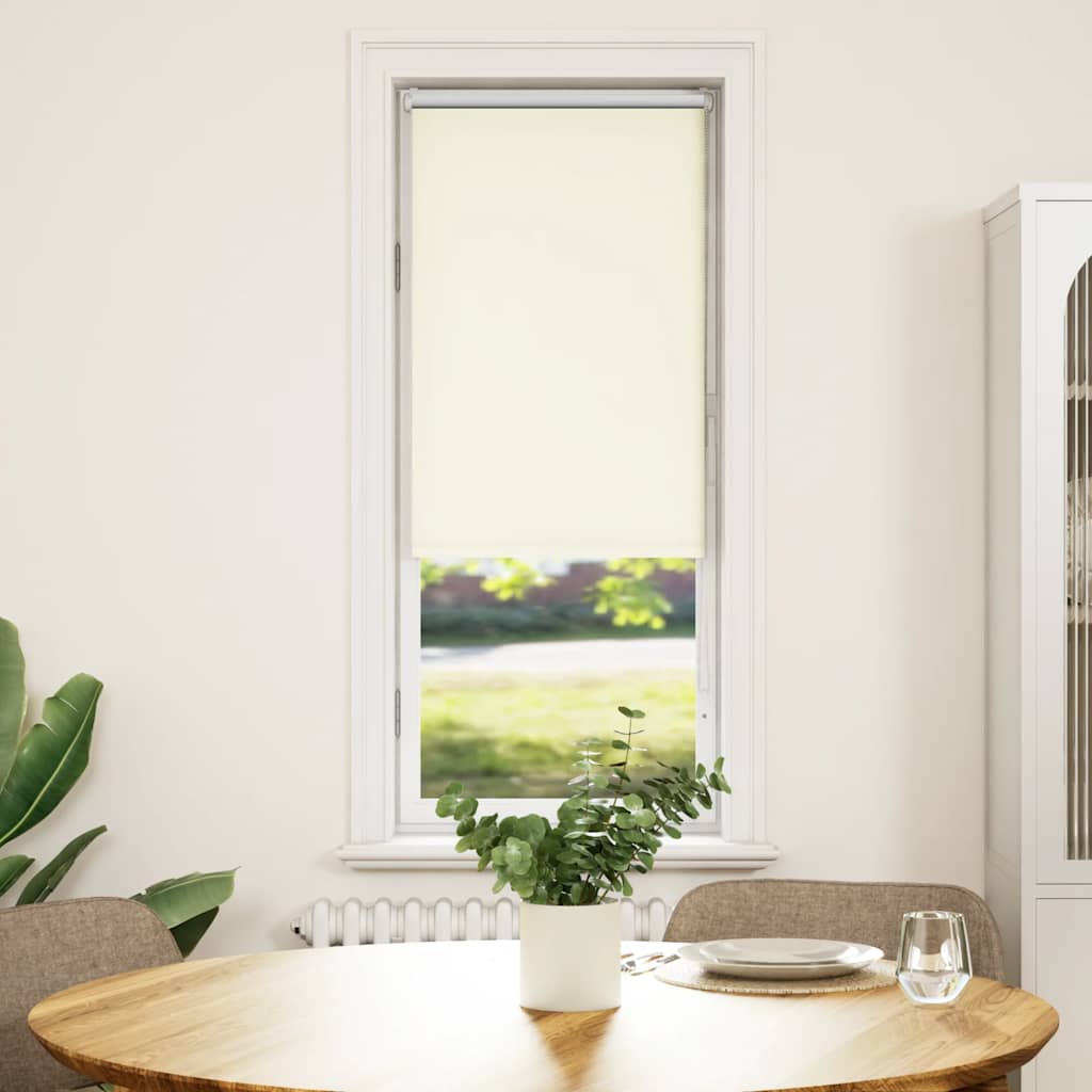 Vidaxl rolgordijn verduisterend 60x175 cm stofbreedte gebroken wit