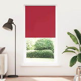 Vidaxl rolgordijn 100x210 cm stofbreedte 95,7 cm verduisterend rood