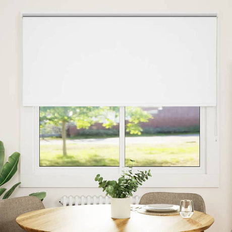 Vidaxl rolgordijn verduisterend 145x150 cm stofbreedte 141,6 cm wit