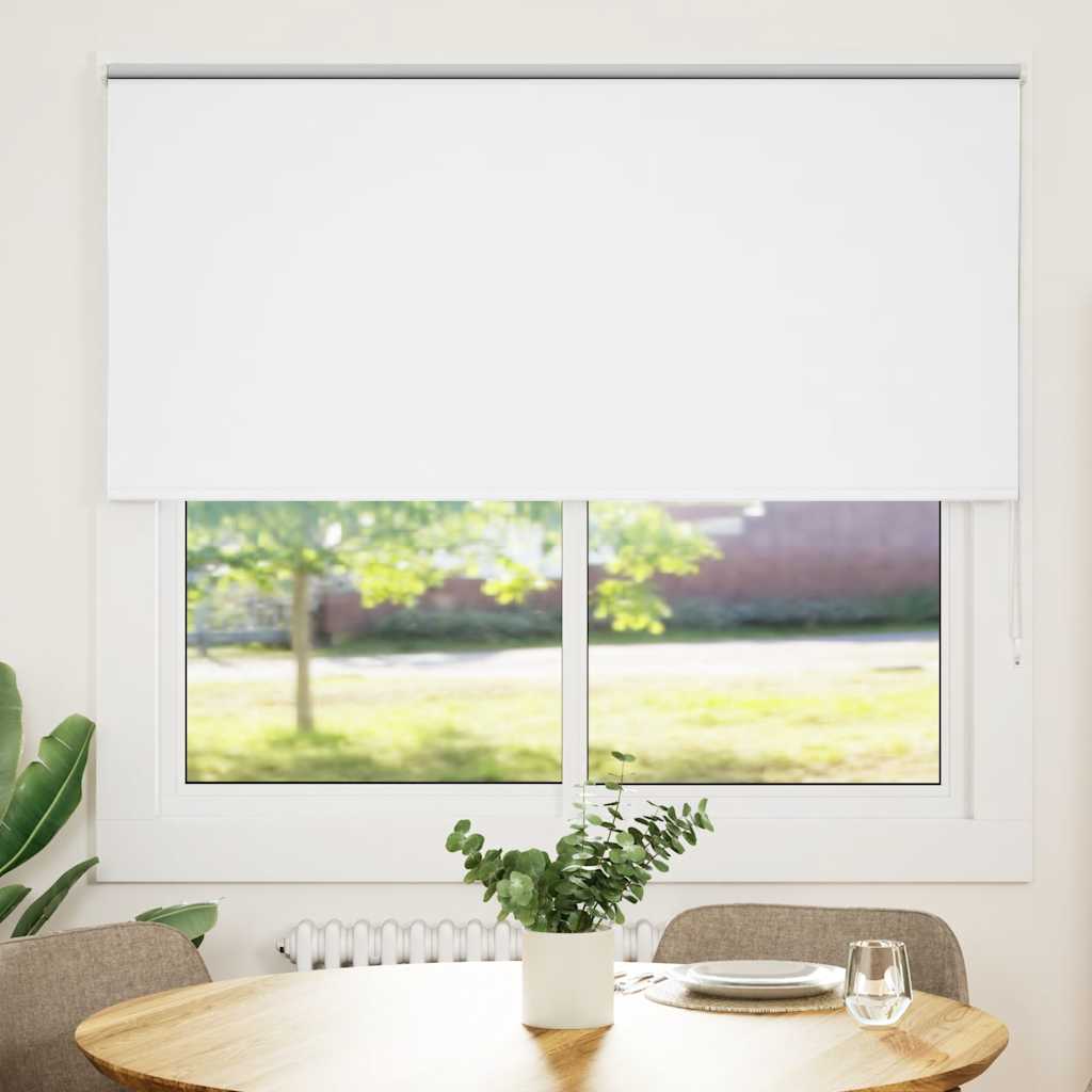 Vidaxl rolgordijn verduisterend 160x175 cm stofbreedte 156,6 cm wit