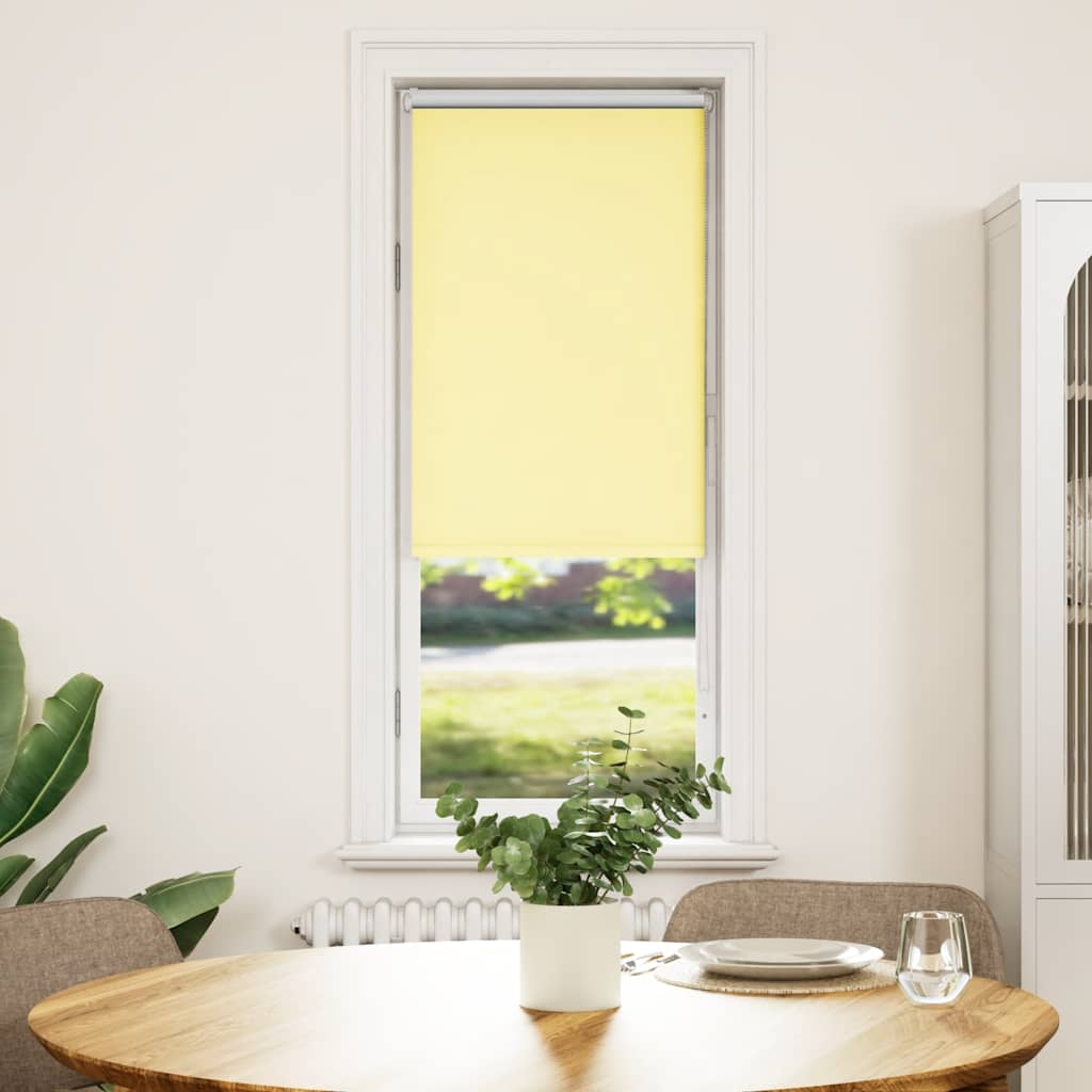 Vidaxl rolgordijn 40x150 cm verduisterend stofbreedte 35,7cm geel