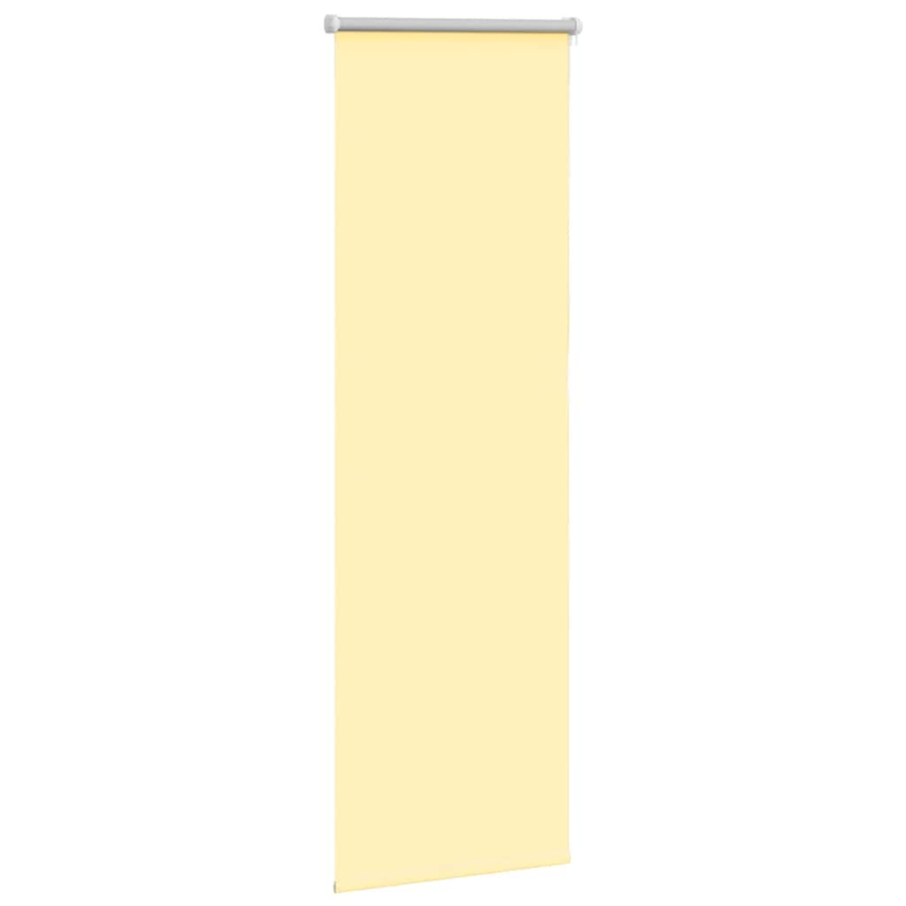 Vidaxl rolgordijn 55x150 cm verduisterend stofbreedte 50,7cm geel