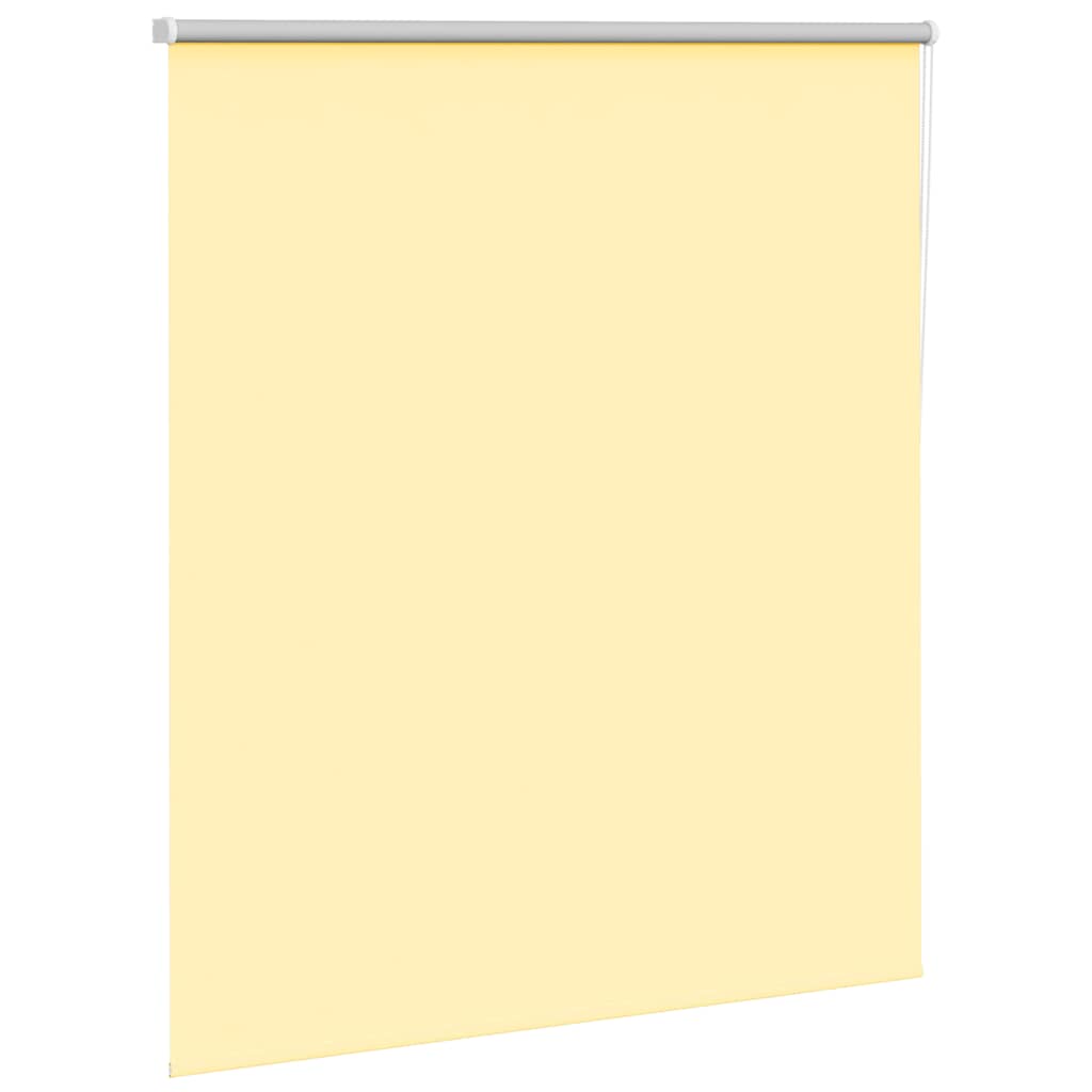 Vidaxl rolgordijn 125x150 cm verduisterend stofbreedte 121,6 cm geel