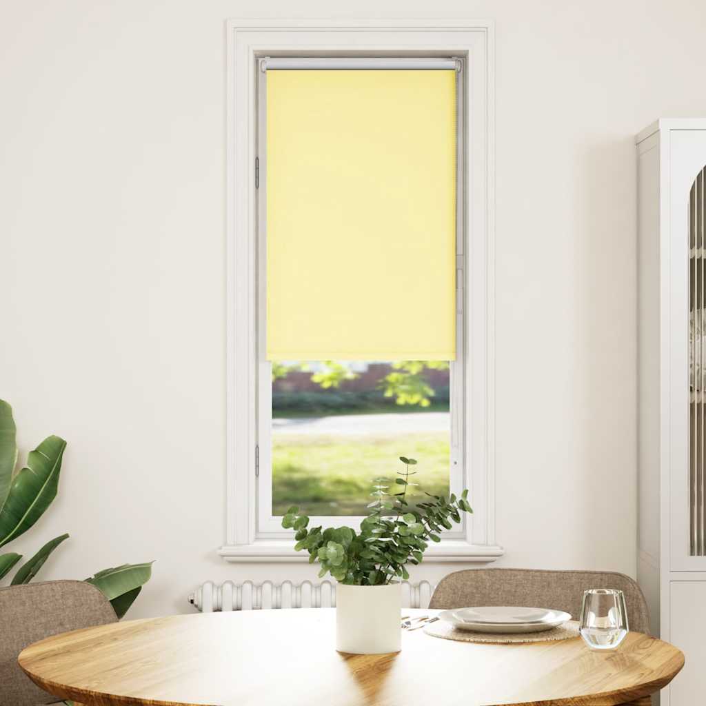 Vidaxl rolgordijn 40x175 cm stof verduisterend geel stofbreedte 35,7cm