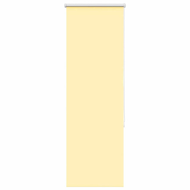 Vidaxl rolgordijn verduisterend 50x175 cm stofbreedte 45,7cm geel