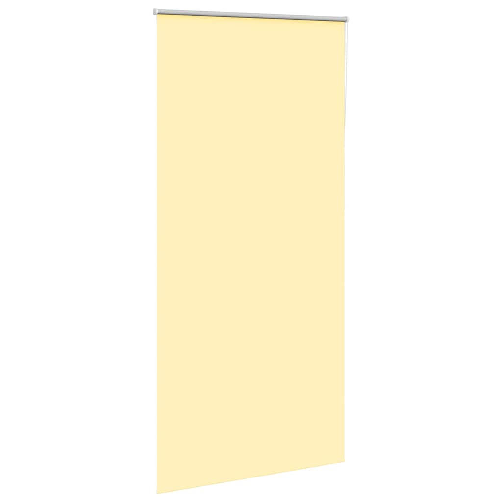 Vidaxl rolgordijn verduisterend 95x210 cm stofbreedte 90,7 cm geel