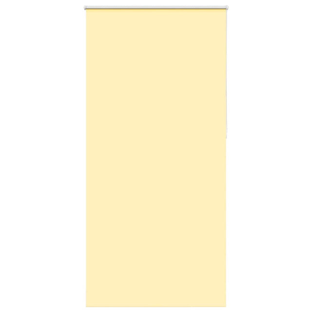 Vidaxl rolgordijn verduisterend 110x210 cm stofbreedte 105,7 cm geel