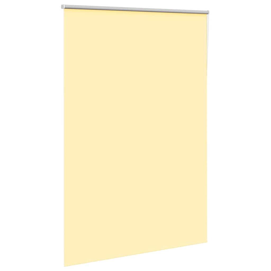 Vidaxl rolgordijn verduisterend 150x210 cm stofbreedte 146,6 cm geel