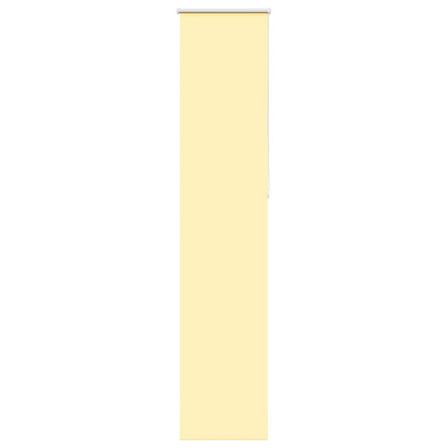 Vidaxl rolgordijn verduisterend 50x230 cm stofbreedte 45,7cm geel