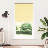 Vidaxl rolgordijn verduisterend 100x230cm stofbreedte 95,7cm geel