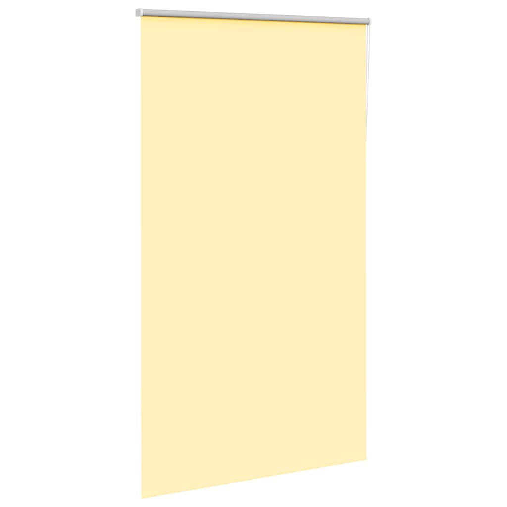 Vidaxl rolgordijn verduisterend 130x230 cm stofbreedte 126,6 cm geel