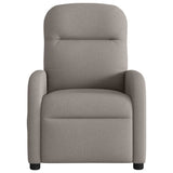 Vidaxl fauteuil verstelbaar stof taupe
