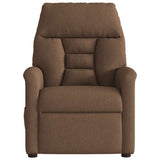 Vidaxl fauteuil verstelbaar stof bruin