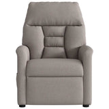 Vidaxl fauteuil verstelbaar stof taupe