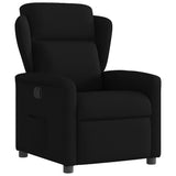 Vidaxl fauteuil verstelbaar stof zwart