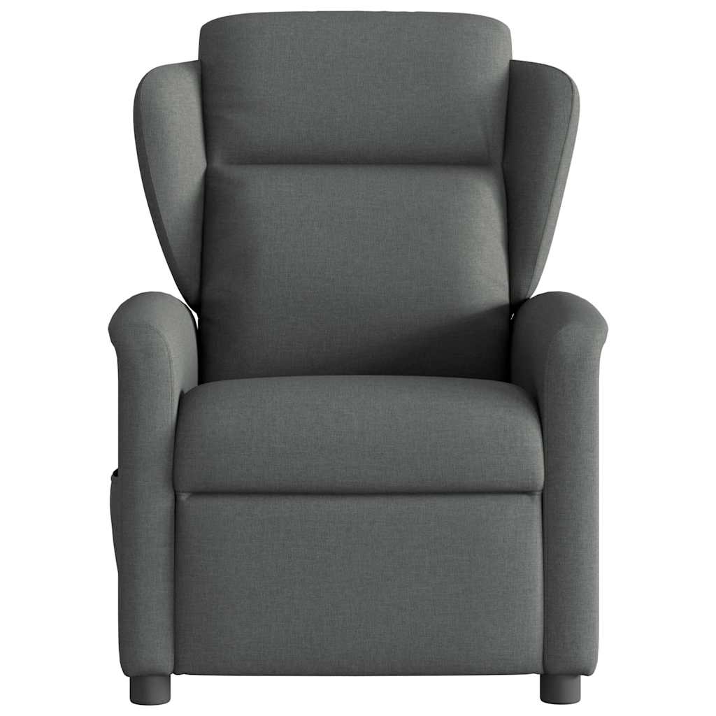 Vidaxl massagestoel donkergrijze stof
