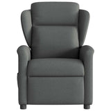 Vidaxl massagestoel donkergrijze stof