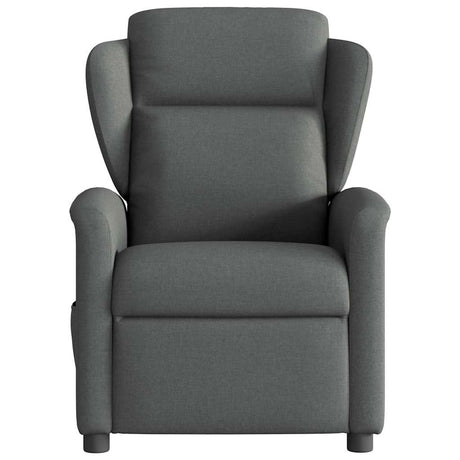 Vidaxl massagestoel donkergrijze stof