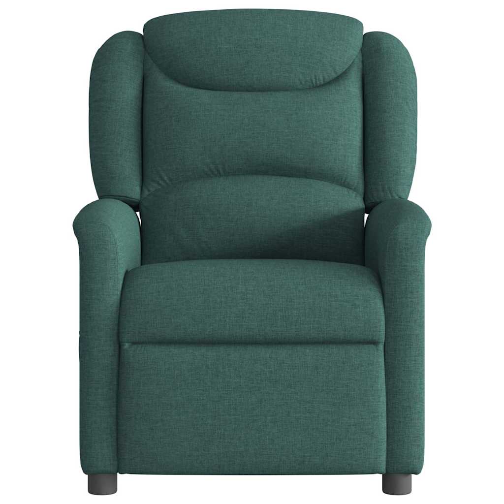 Vidaxl fauteuil verstelbaar stof donkergroen