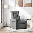 Vidaxl fauteuil verstelbaar stof donkergrijs