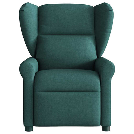 Vidaxl fauteuil verstelbaar stof donkergroen