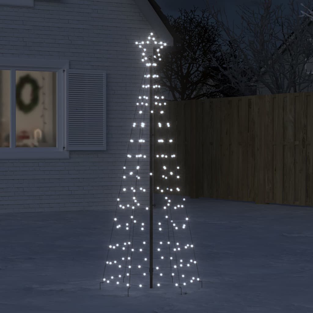 Vidaxl led kerstboom met spikes 220 leds koud wit 180 cm