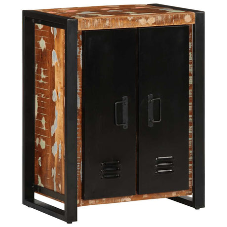 Vidaxl dressoir 55x35x70 cm massief gerecycled hout meerkleurig