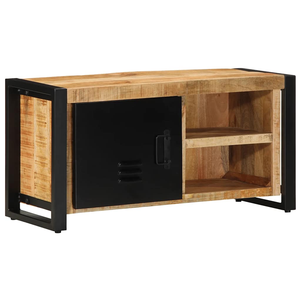 Vidaxl tv-meubel 80x30x40 cm massief ruw mangohout