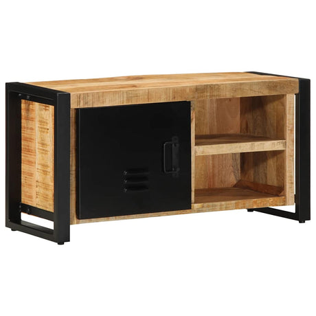 Vidaxl tv-meubel 80x30x40 cm massief ruw mangohout