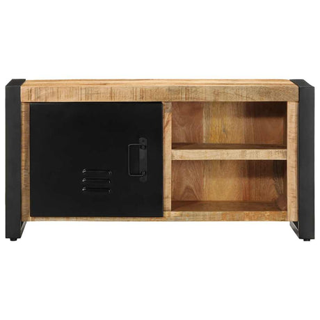 Vidaxl tv-meubel 80x30x40 cm massief ruw mangohout