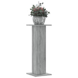 VidaXL Plant Standards 2 pcs 30x30x80 cm Processed Wood Gray Sonoma