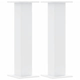 Estándares de plantas Vidaxl 2 PCS 30X30X95 CM Madera procesada Blanca