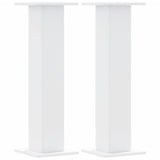 Vidaxl plantenstandaards 2 st 30x30x95 cm bewerkt hout wit
