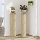 Vidaxl Standard pianta 2 PC 30x30x95 cm Oak Sonoma trasformato in legno