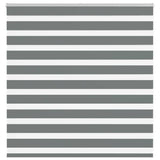 Vidaxl zebra rullo cieco 150x100 cm di larghezza di polvere 145,9 cm grigio scuro