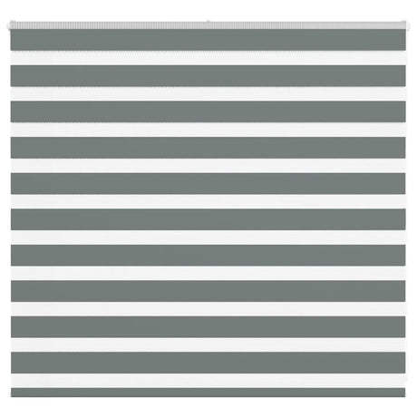 Vidaxl zebra rolgordijn 160x100 cm stofbreedte 155,9 cm donkergrijs