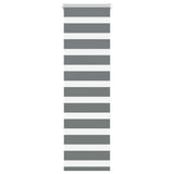 Vidaxl zebra rolgordijn 50x150 cm stofbreedte 45,9cm donkergrijs