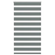 Vidaxl zebra rolgordijn 80x150 cm stofbreedte 75,9 cm donkergrijs