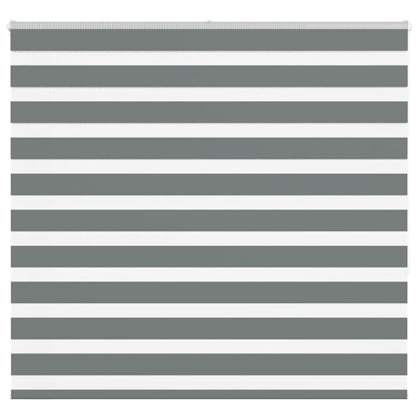 Vidaxl zebra rolgordijn 160x150 cm stofbreedte 155,9 cm donkergrijs
