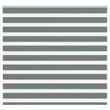 Vidaxl zebra rolgordijn 165x150 cm stofbreedte 160,9 cm donkergrijs