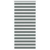 Vidaxl zebra rolgordijn 100x200 cm stofbreedte 95,9 cm donkergrijs
