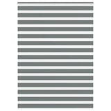 Vidaxl zebra rolgordijn 155x200 cm stofbreedte 150,9 cm donkergrijs