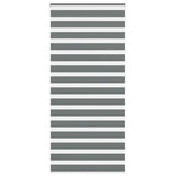 Vidaxl zebra rolgordijn 95x230 cm stofbreedte 90,9 cm donkergrijs