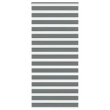 Vidaxl zebra rolgordijn 105x230 cm stofbreedte 100,9 cm donkergrijs