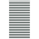 Vidaxl zebra rolgordijn 120x230 cm stofbreedte 115,9 cm donkergrijs