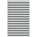 Vidaxl zebra rolgordijn 145x230 cm stofbreedte 140,9 cm donkergrijs