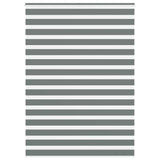 Vidaxl Zebra Rouleau aveugle 165x230 cm Largeur de tissu 160,9 cm gris foncé