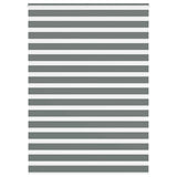 Vidaxl zebra rolgordijn 165x230 cm stofbreedte 160,9 cm donkergrijs