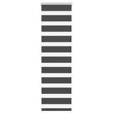 Vidaxl zebra rolgordijn 45x100 cm stofbreedte 40,9 cm zwart